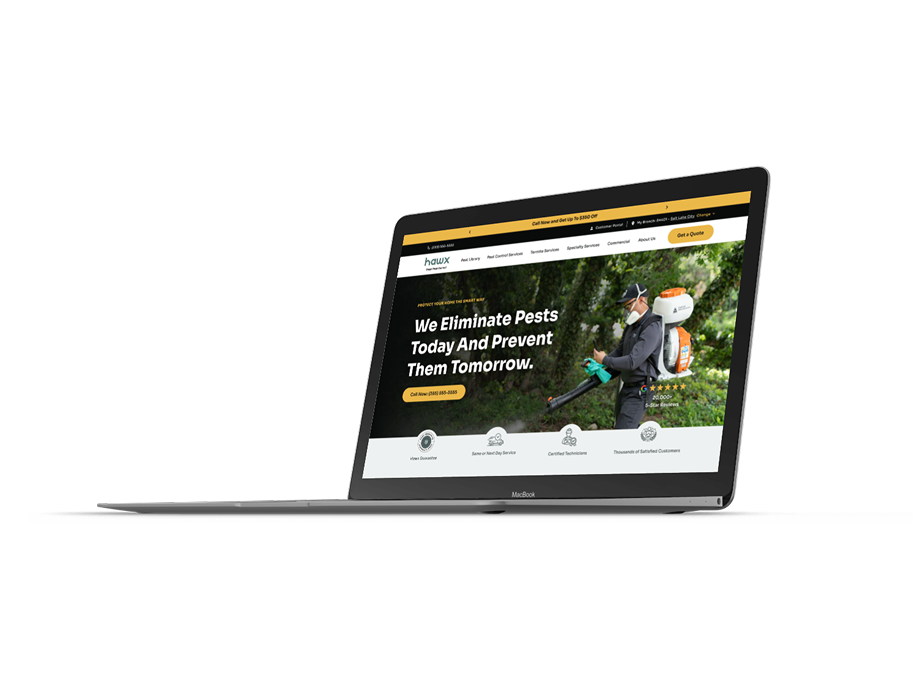 Hawx Website preview